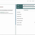Ai Email Triage - this shows a screenshot of the Liberty IDP software triaging emails using AI